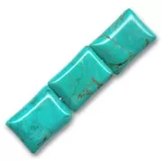 Beads Turquoise Synthetic 20x15mm x4