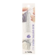 Bead Knitting Needle - short 1.3 mm x2