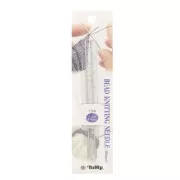 Bead Knitting Needle - short 1.3 mm x2