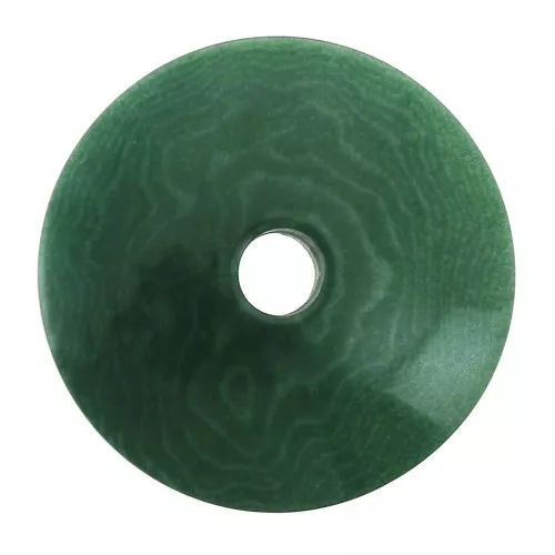 Flat tagua disk 20 mm Green x1