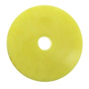 Flat tagua disk 20 mm Lemon Yellow x1|raw }}