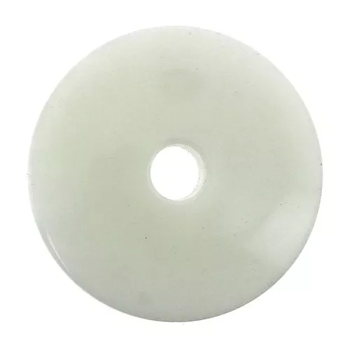 Flat tagua disk 20 mm Ivory x1