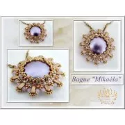 Glass Cabochon by Puca® 18 mm Opaque Jonquil Bronze x1