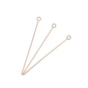 Eye Pin 38x0,60 mm Rose Gold filled x10|raw }}