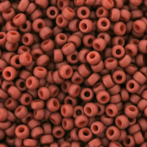 Miyuki Seed beads 11/0 2315 - Mat Opaque Terra Cotta x8g