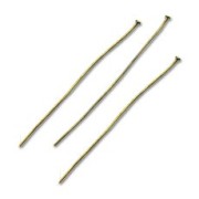 Head pin 50x1.5x0,7mm soft bronze color x25|raw }}