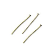 Head pin 25x1.7x0,7mm soft bronze color x50|raw }}