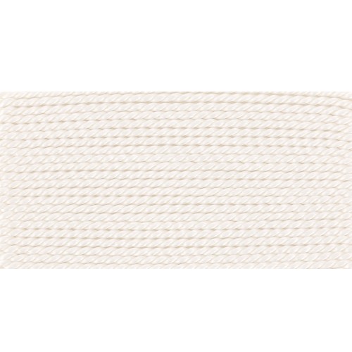Silk Bead Cord 0.90 white x2 m