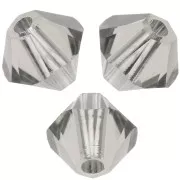 PureCrystal 5328 Crystal Bicones 5mm Black Diamond x20