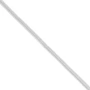 Snake chain 2,6mm fine silver plating x1m