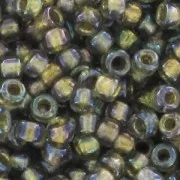 Toho Seed beads 15/0 TO15R271 - Luster Black Diamond Gold Lined