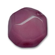 Faceted round bead 20mm Plum