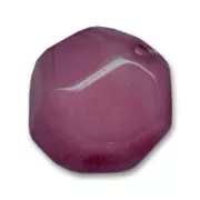 Faceted round bead 20mm Plum