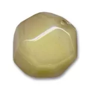 Faceted round bead 20mm Olive
