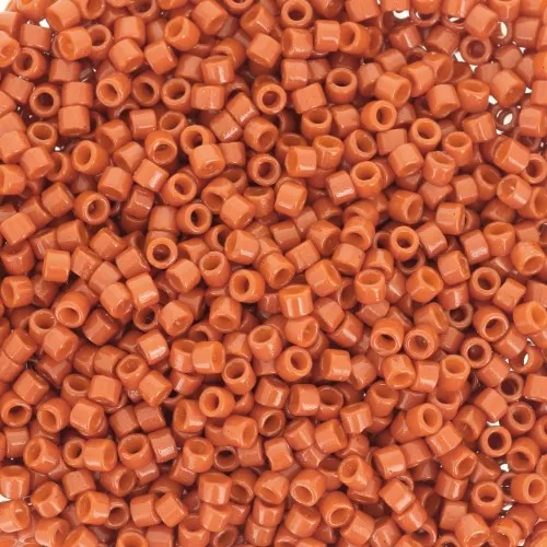 Miyuki Delica Duracoat 11/0 DB2352 - Opaque Dyed Terracotta x8g