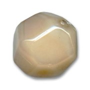 Faceted round beads 20mm Sand x1|raw }}