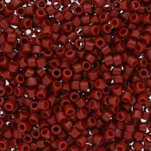 Miyuki Delica Duracoat 11/0 DB2354 - Opaque Dyed Shanghai Red x8g