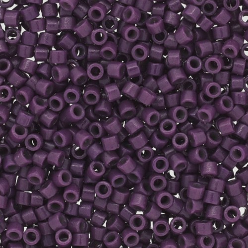 Miyuki Delica Duracoat 11/0 DB2360 - Opaque Dyed Grape x8g