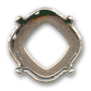 Cabochon setting 4461 square-shaped 16 mm bronze tone|raw }}