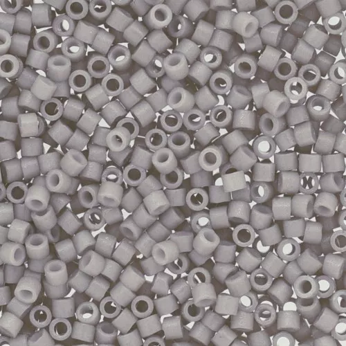 Miyuki Delica Duracoat 11/0 DB2366 - Opaque Dyed Mist Gray x8g