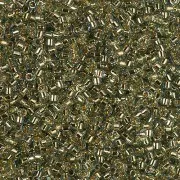 Miyuki Delica 11/0 DB2522 - 24kt Gold Lined Light Aqua x5g