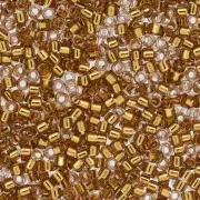 Miyuki Delica 11/0 DB2524 - 24kt Gold Lined Pale Rose x5g