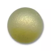 Round bead 14mm Light Olivine x1