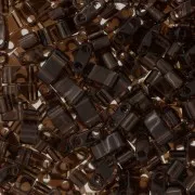 Miyuki Half Tila Beads 5x2.3x1.9 mm  HTL-135 - Transparent Root Beer x10g