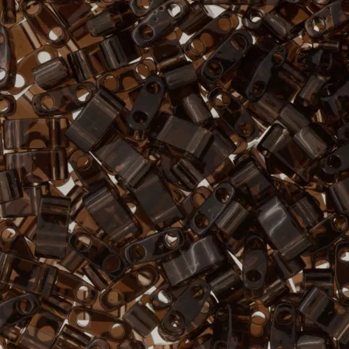 Miyuki Half Tila Beads 5x2.3x1.9 mm HTL-135 - Transparent Root Beer x10g