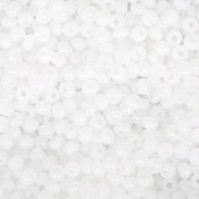 Preciosa Seed beads 11/0 2 mm - White Opal x20g