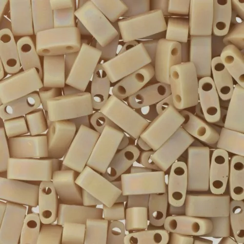 Miyuki Half Tila Beads 5x2.3x1.9 mm HTL-493FR - Matte Opaque Pear x10g