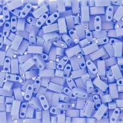 Miyuki Half Tila Beads 5x2.3x1.9 mm HTL-494FR - Matte Opaque Light Periwinkle AB