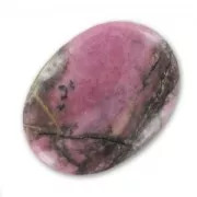 Oval cabochon 40x30mm Rhodonite