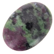 Oval cabochon 18x13mm Zoisite|raw }}