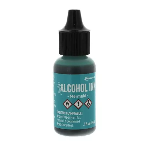 Adirondack Transparent Ink with Alcohol by Tim Holtz 14ml Mermaid x1