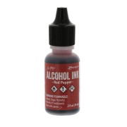 Adirondack Transparent Ink with Alcohol by Tim Holtz 14ml Red Pepper x1|raw }}