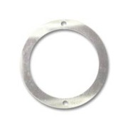925 Sterling Silver Round spacer 10x8mm x1|raw }}