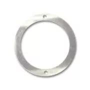 925 Sterling Silver Round spacer 10x8mm x1