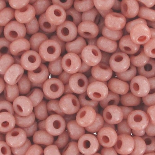 Preciosa Seed beads 9/0 2.5 mm - Light pink opaque x250g
