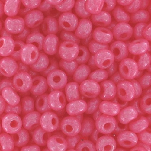 Preciosa Seed beads 9/0 2.5 mm - Opaque pink x250g