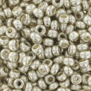 Preciosa Seed Beads 11/0 2 mm - Silver-Plated x 250 g