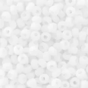 Preciosa Seed Beads 11/0 2 mm - Opaque Matte White x 250 g