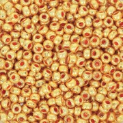 Preciosa Seed beads 9/0 2.5 mm - Metallic Gold x250g|raw }}