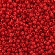 Toho Seed beads 11/0 TO11R45A - Opaque Cherry x8g|raw }}