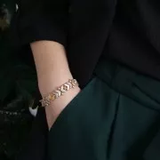 Chevron Glass Beads 10x4 mm Opaque Blue Ceramic Look x30