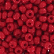 Preciosa Seed beads 11/0 2 mm - Opaque Red x20g|raw }}