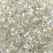 Toho seed beads Demi Round 8/0 TO8RPF21 - Silver Lined Crystal x5g