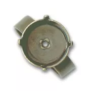 Ring base with 1122 14mm setting brass tone x1