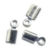 925 Sterling Silver Rounded end clip 2mm x10