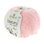 DMC Natura Just Cotton - Cotton ball Sugared Almond Pink (n°404) x 155m
